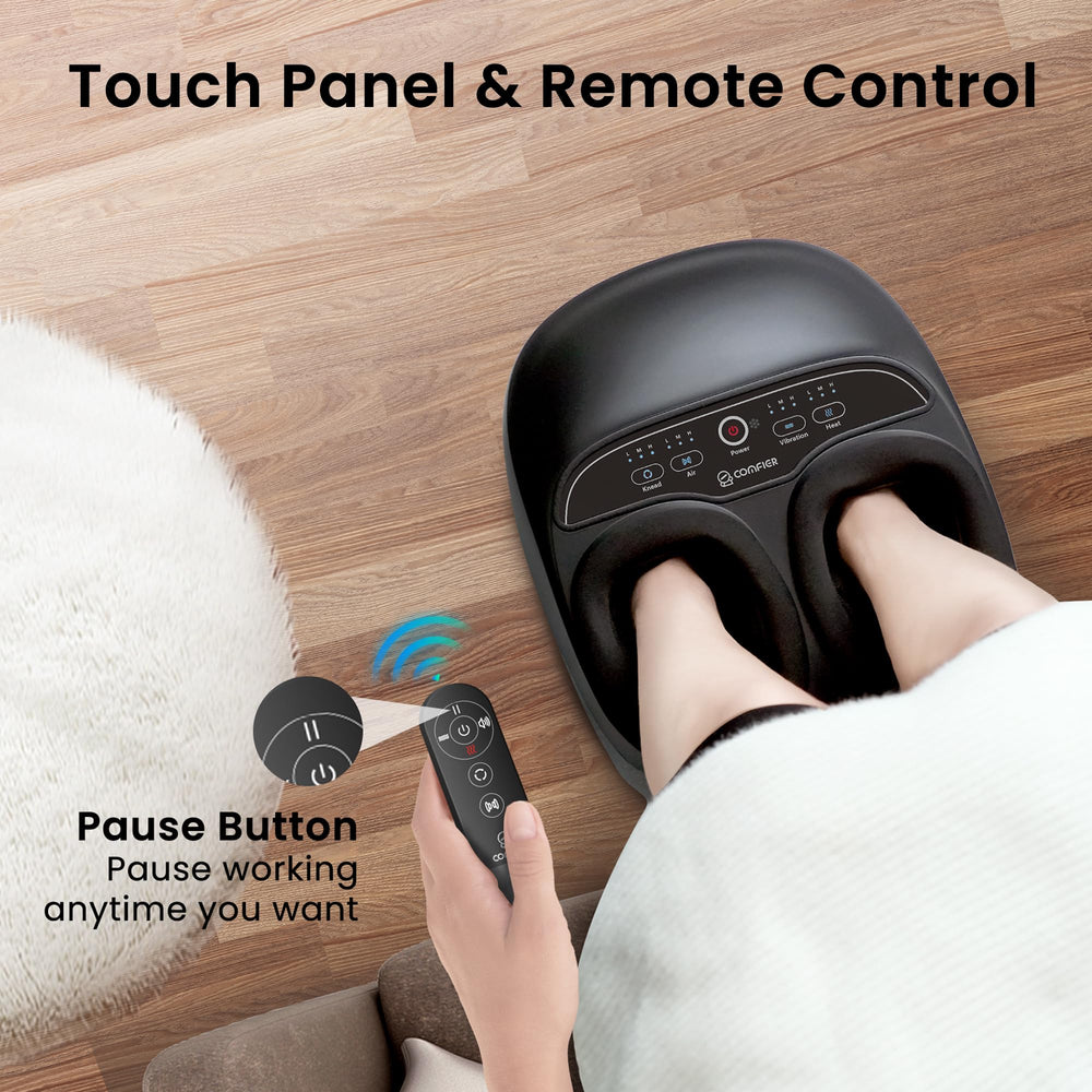 COMFIER foot massager pause feature lets you resume without losing time