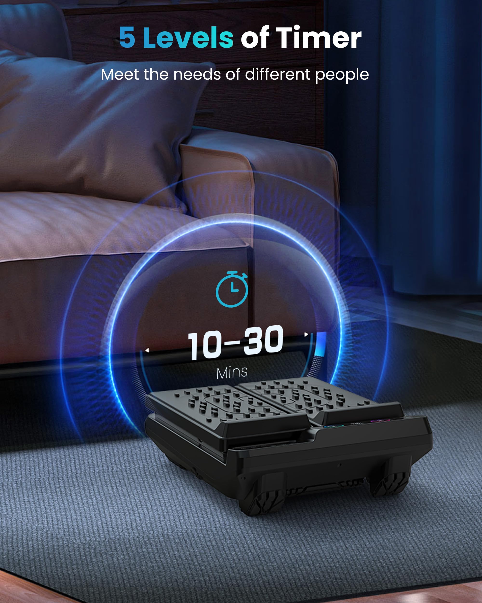 COMFIER portable design makes it easy to move between rooms