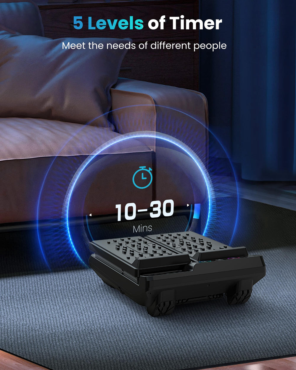 COMFIER portable design makes it easy to move between rooms