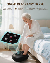 COMFIER Foot Massager removable sleeves being washed for hygiene