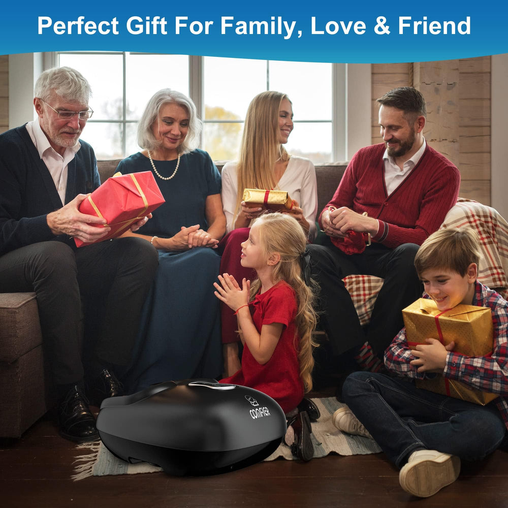 COMFIER foot massager fits feet up to size 13 inches.