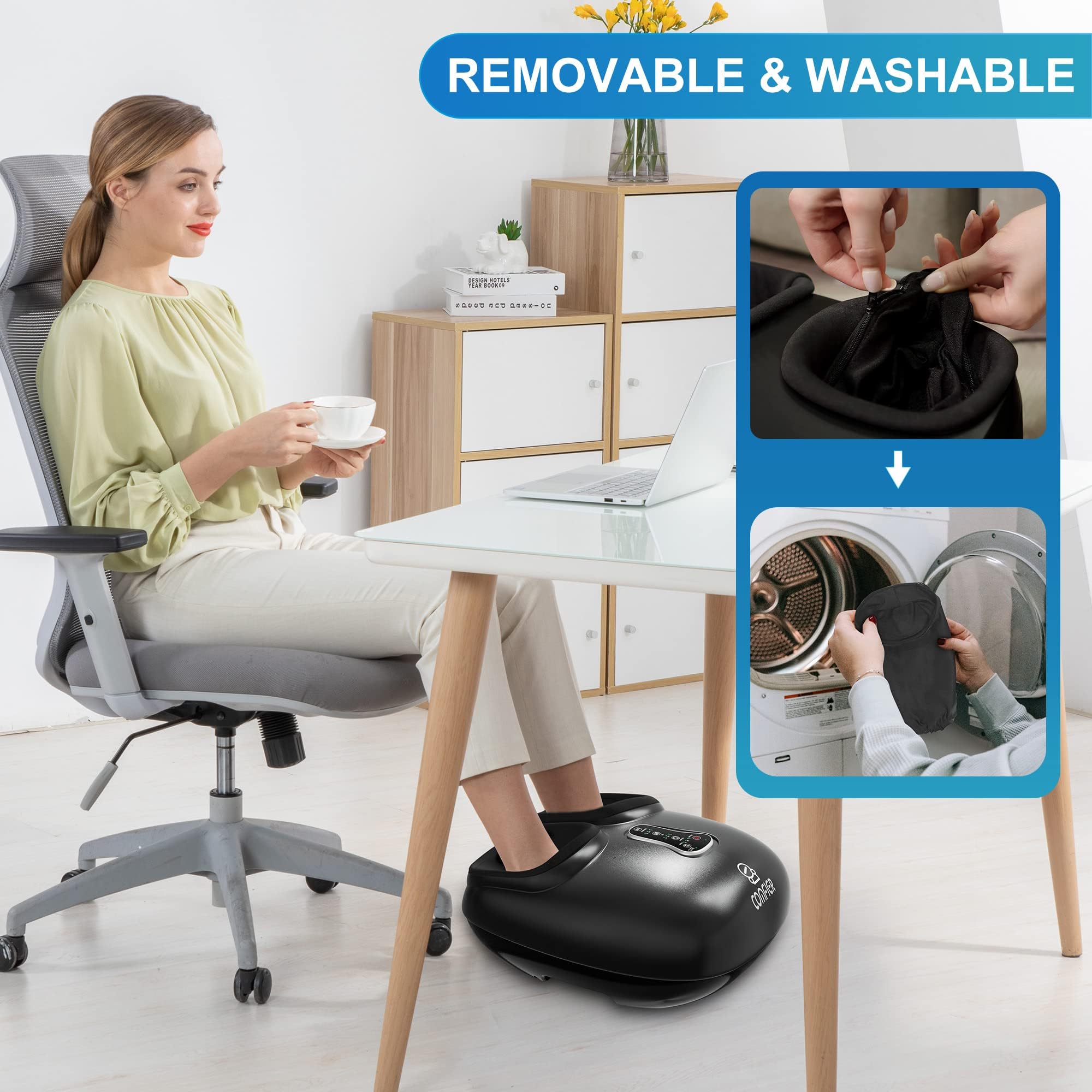 COMFIER non-slip base ensures stable home massage.
