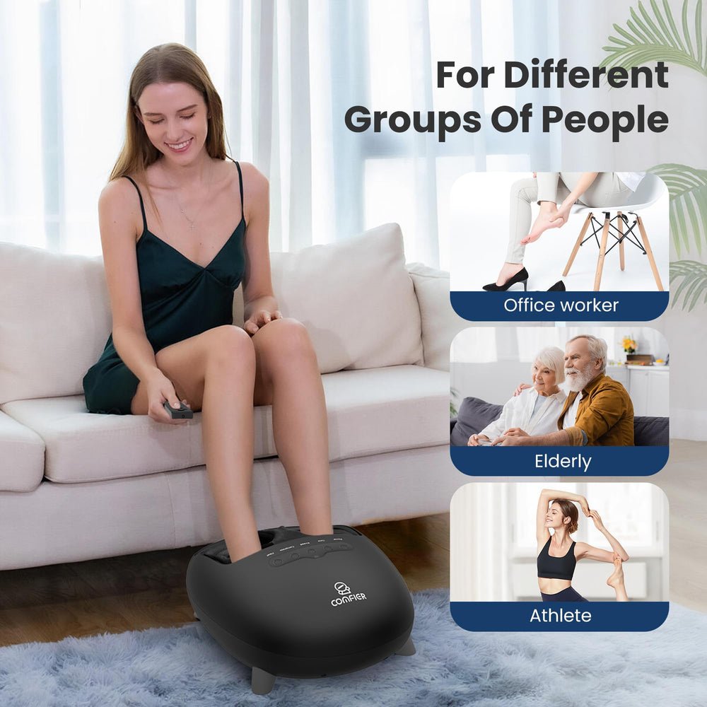 COMFIER user enjoying massager during break at desk or sofa