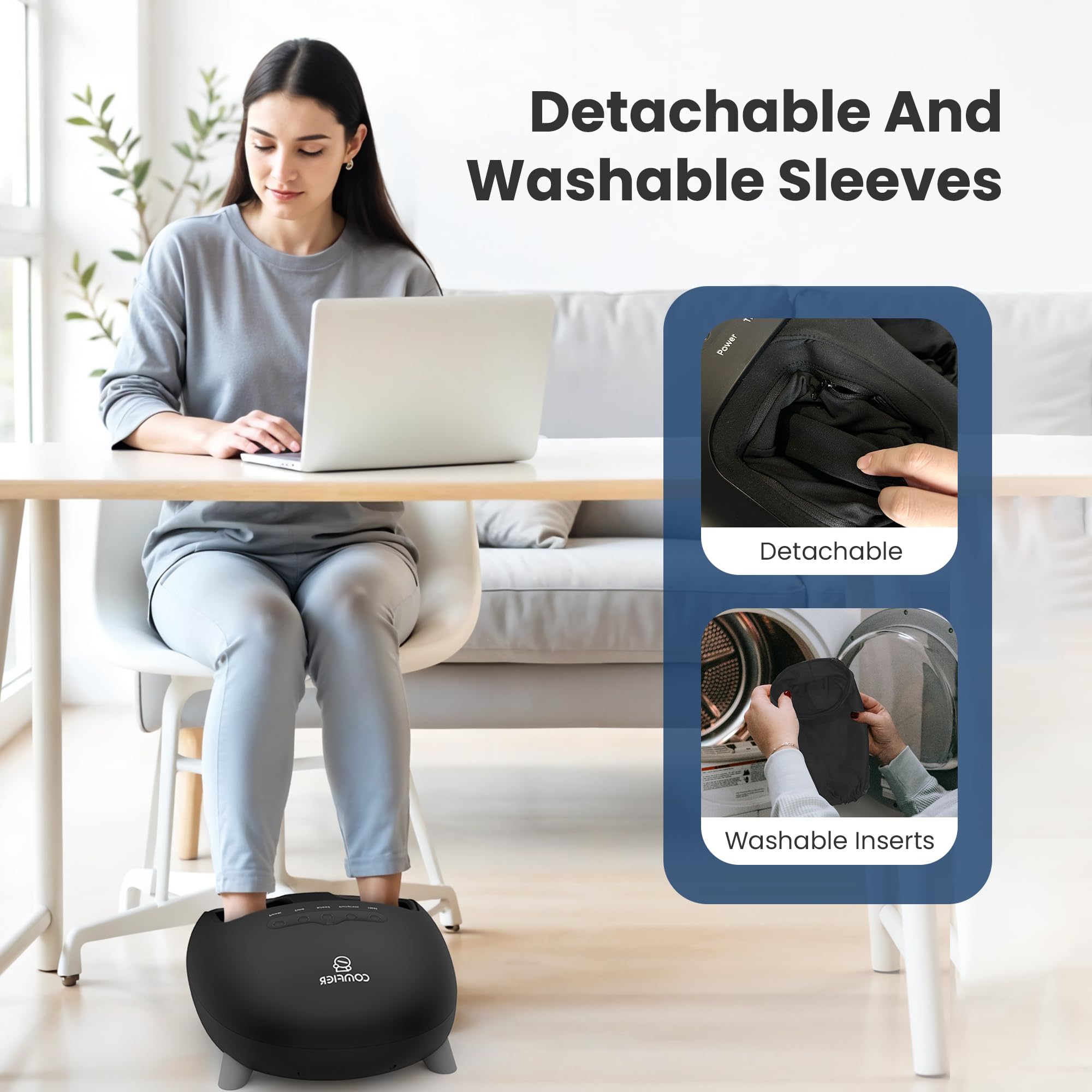 COMFIER in-home use with compact design for easy storage