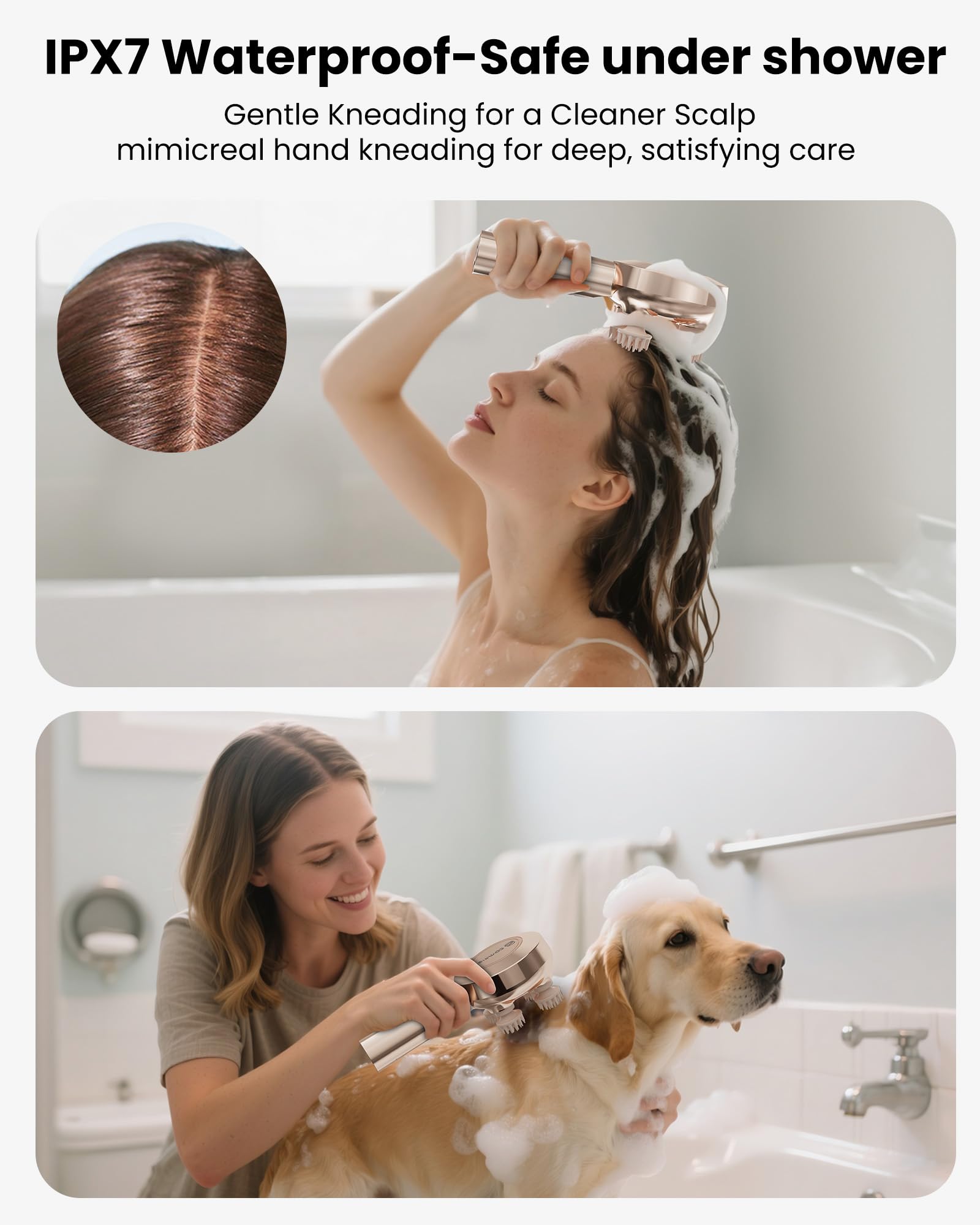 COMFIER full-body massager supports relaxation for people and pets.