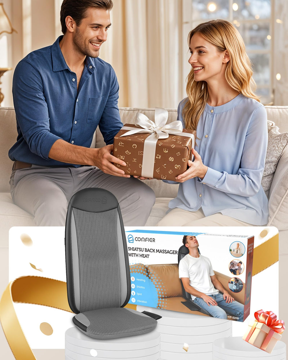 COMFIER thoughtful wellness gift ideal for mom, dad, or friends.