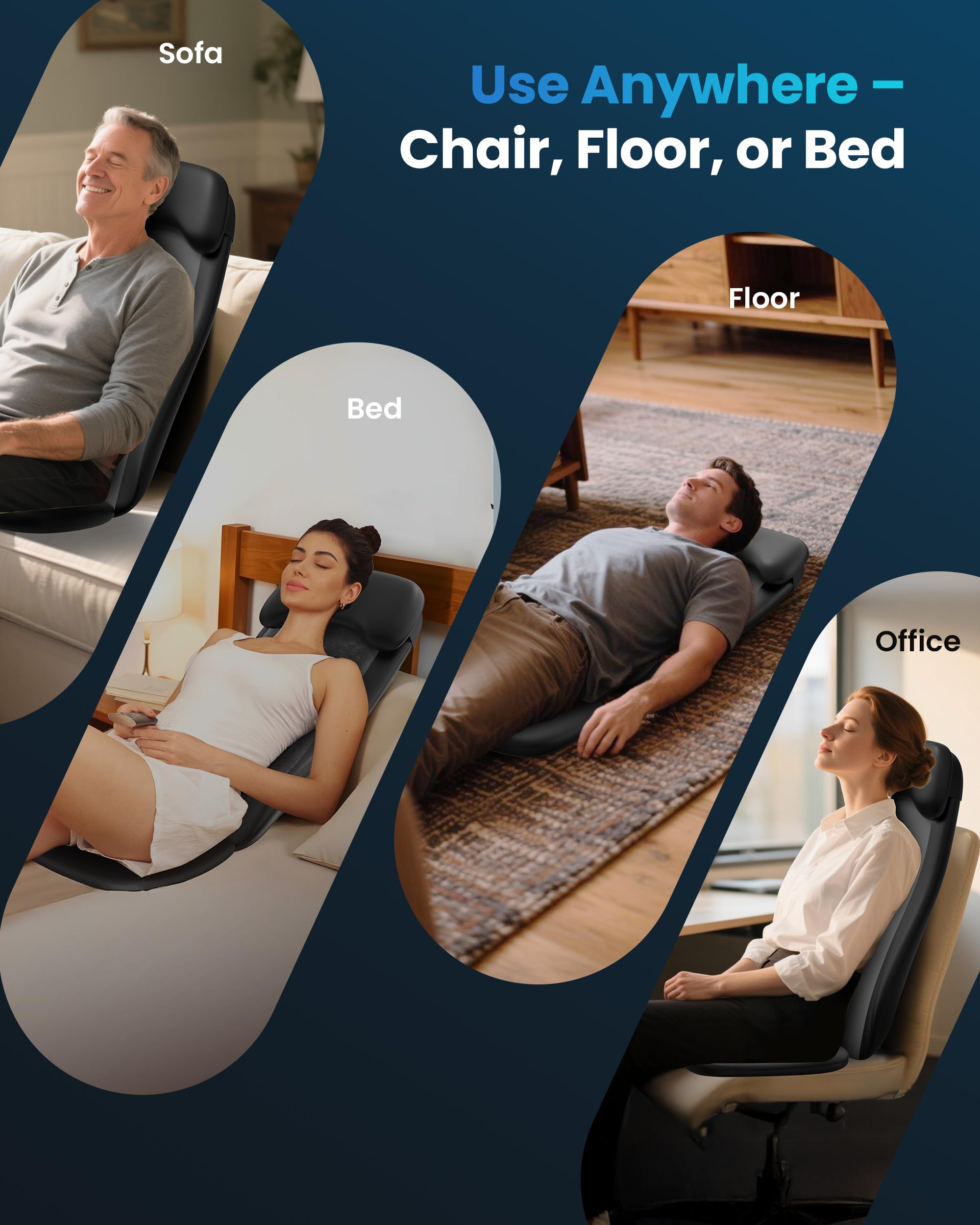Compact, gift-ready massager for family and friends