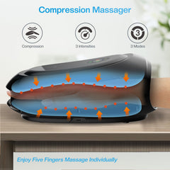 COMFIER hand massager finger-press focus relieves finger tension.