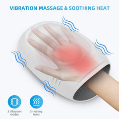 COMFIER hand massager finger-zone airbags demonstrate targeted finger relief and flexibility.