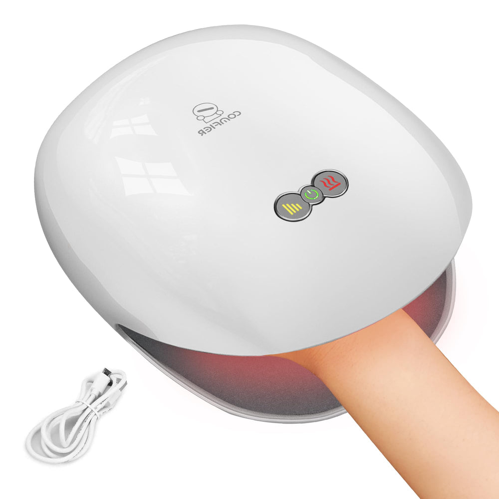 COMFIER hand massager with heat session for soothing fingers