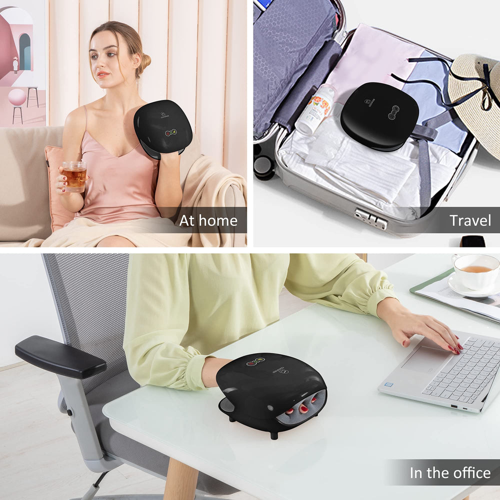 COMFIER Hand Massager with Heat USB charging cable included.