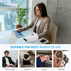 COMFIER hand massager palm-wrist compression image shows soothing pressure across joints.