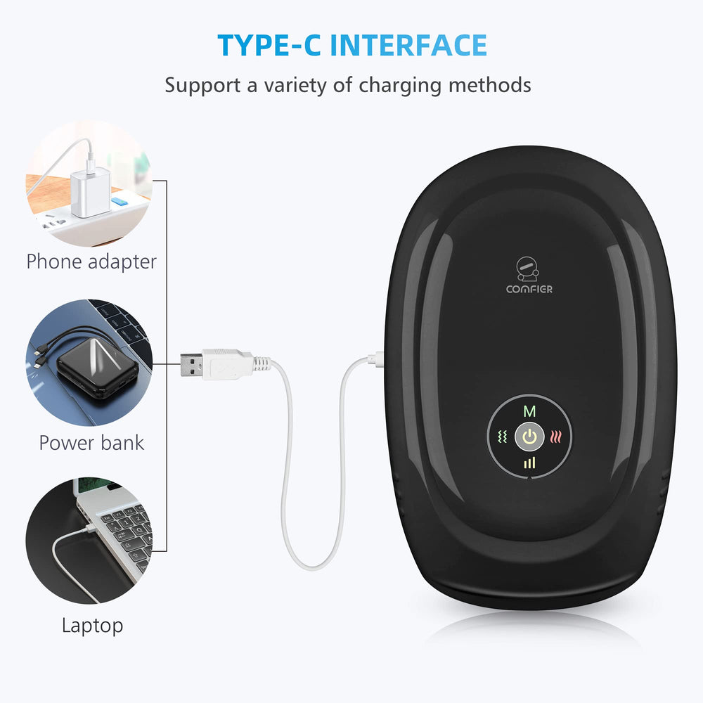 COMFIER cordless portable massager ready for home or travel.