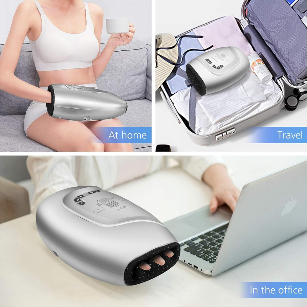 COMFIER massager charging via USB cable for easy recharging.