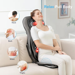 COMFIER heat function back massage warms the back for relaxing comfort.