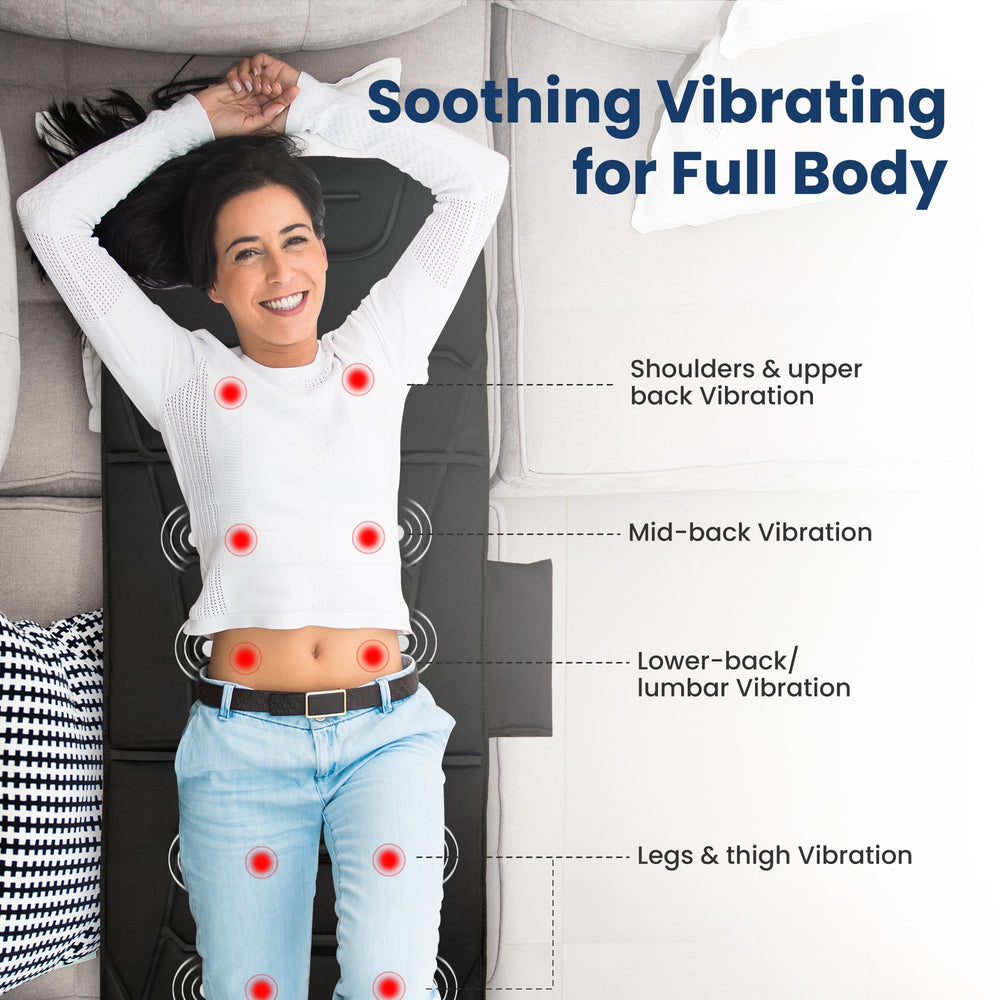 COMFIER heat-function-massage-mat provides soothing warmth for muscles