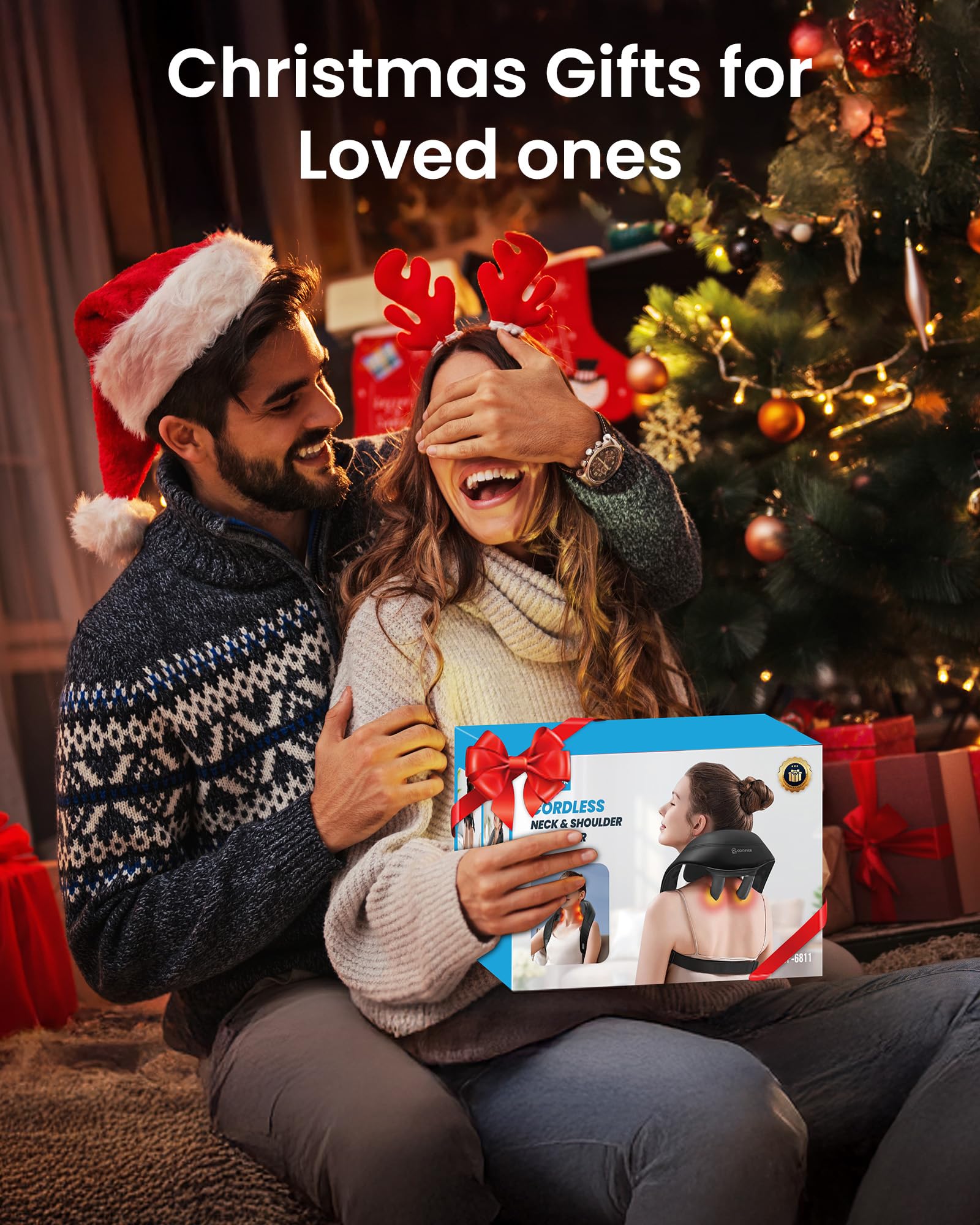 COMFIER heat levels soothe tense neck muscles safely