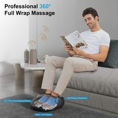 COMFIER heated foot massager heat function provides fast warmth for tired muscles