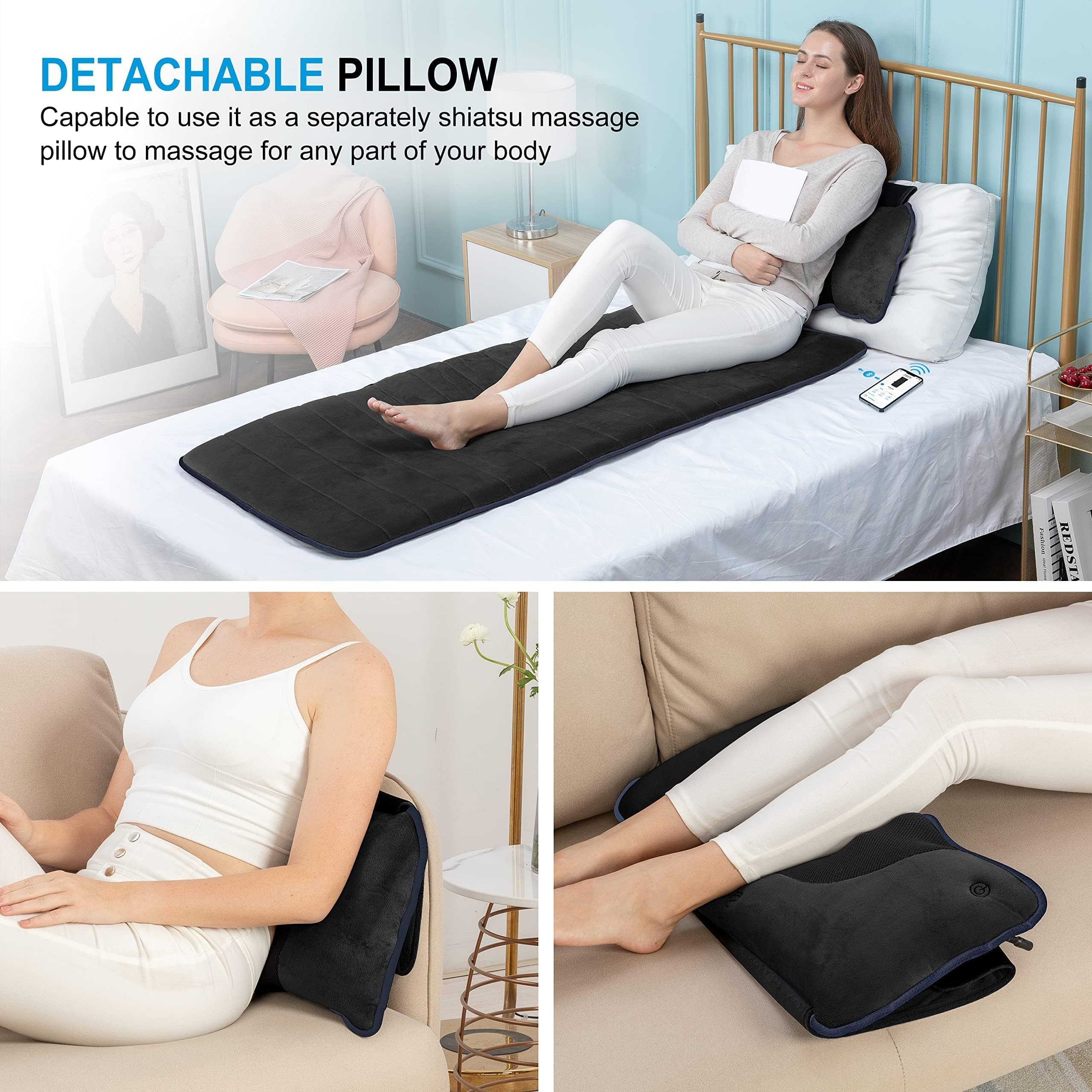 COMFIER heating function warming the massage mat for relaxation