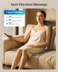 COMFIER infrared heat therapy warms muscles during relaxation.