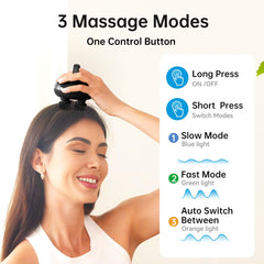 COMFIER IPX7 waterproof design allows wet or dry use on scalp.