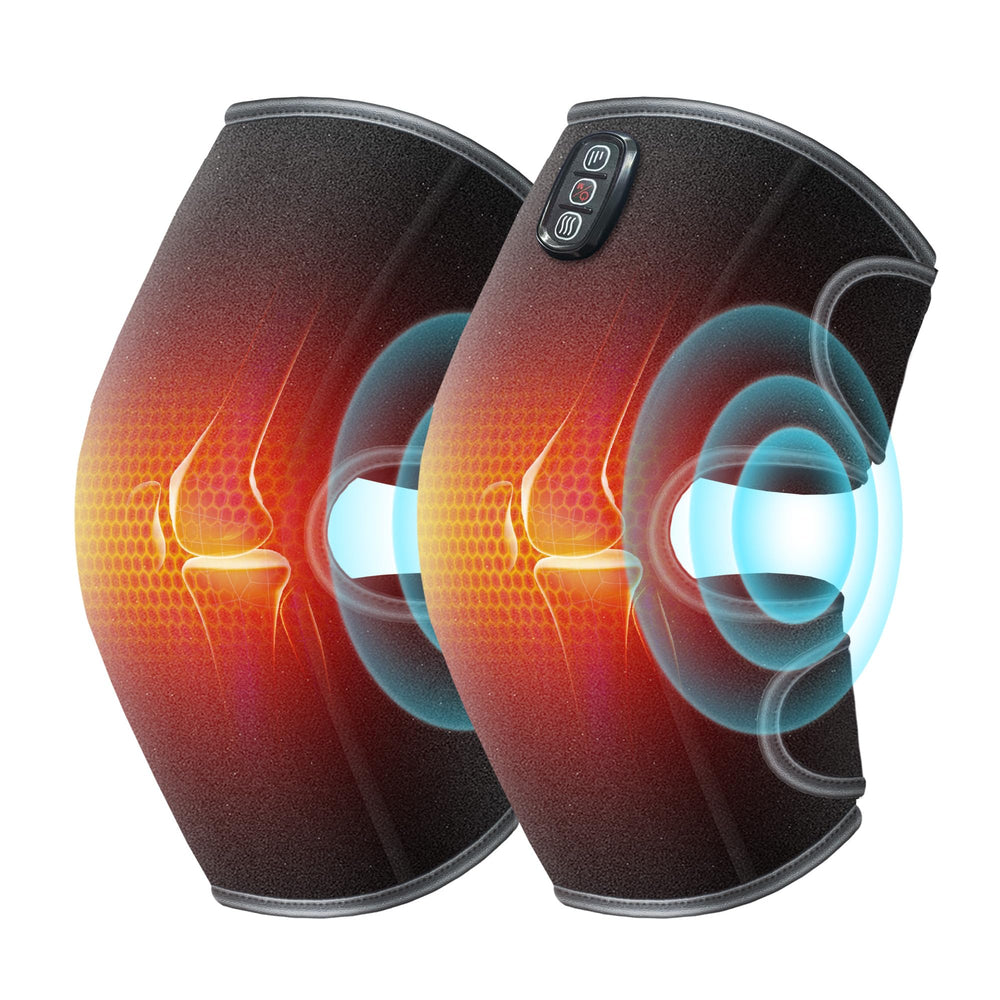 COMFIER knee wrap with graphene heating pads provides steady warmth for chilly days.