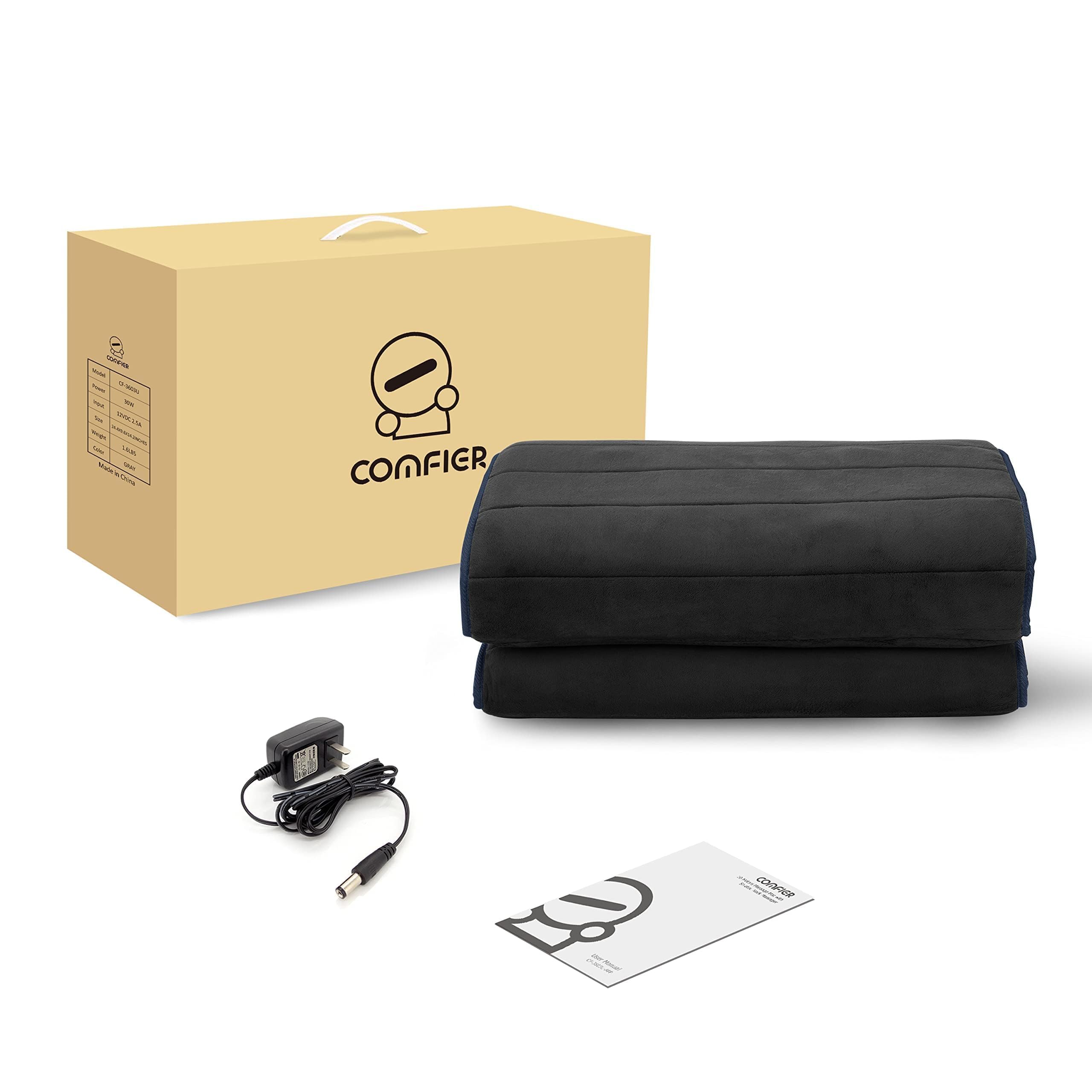 COMFIER massage mat placed on sofa for convenient at-home relaxation