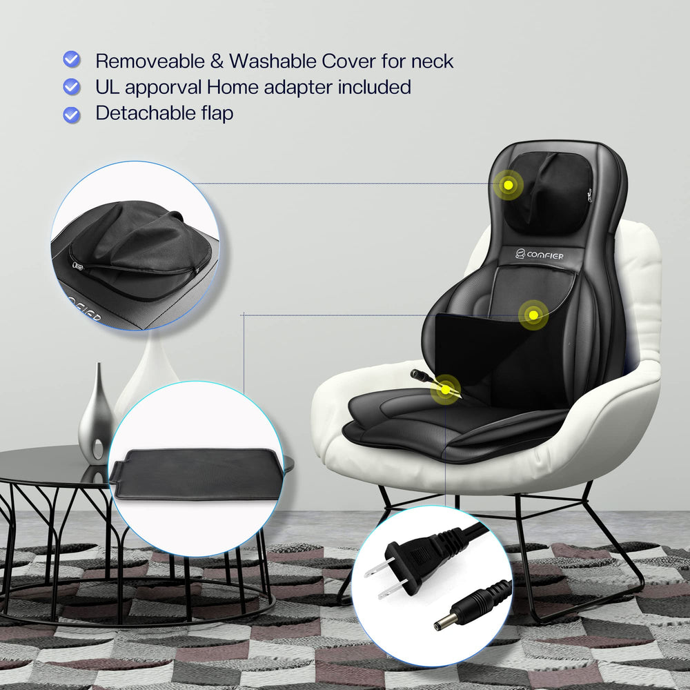 COMFIER chair massager fits sofas and office chairs with ease