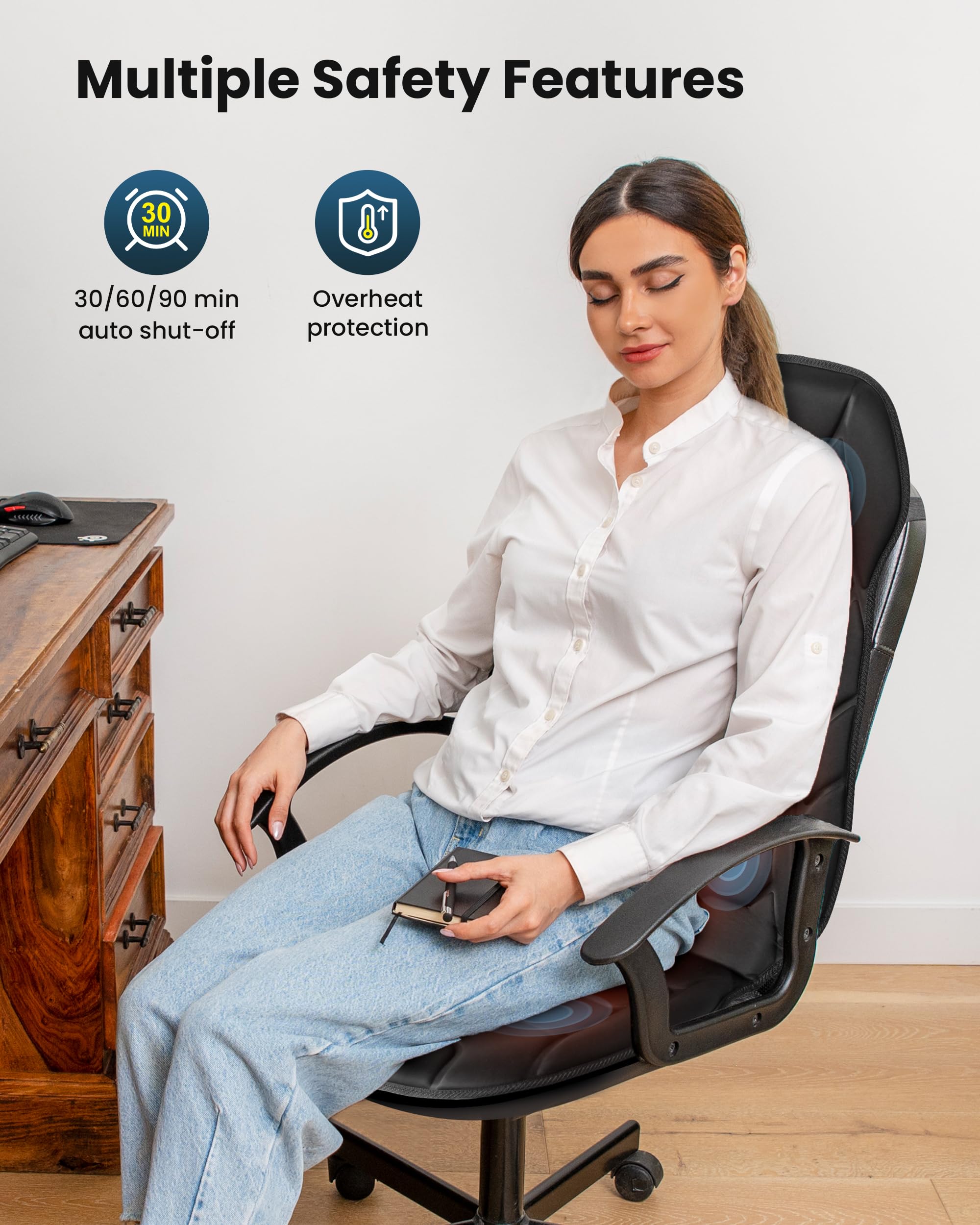 COMFIER overheat protection ensures safe, daily use
