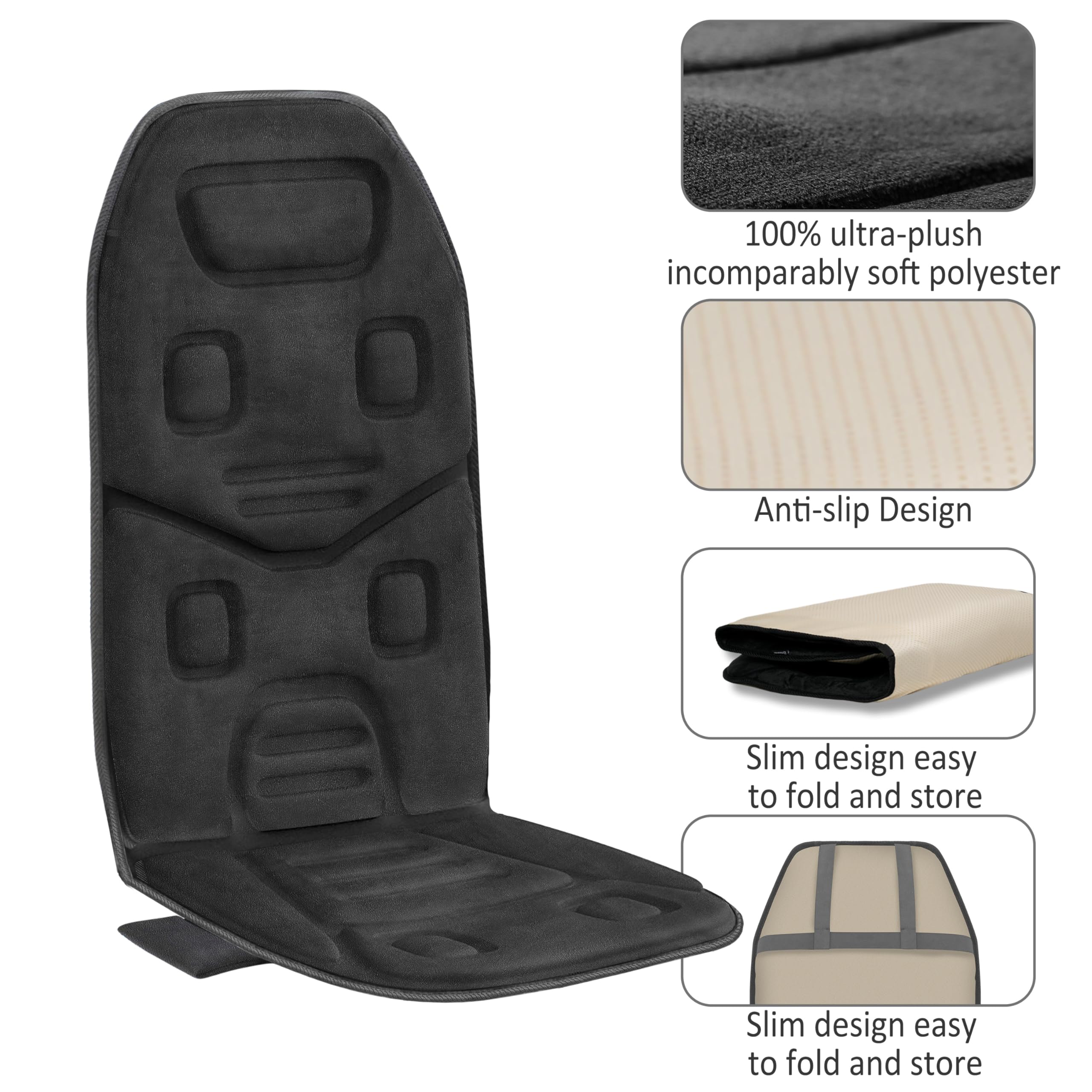 Overheat protection keeps use safe and worry-free