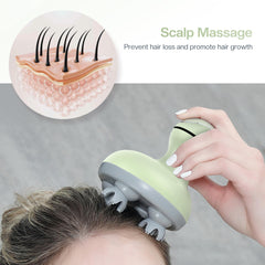COMFIER scalp massager 84 silicone nodes for deep kneading and relaxation