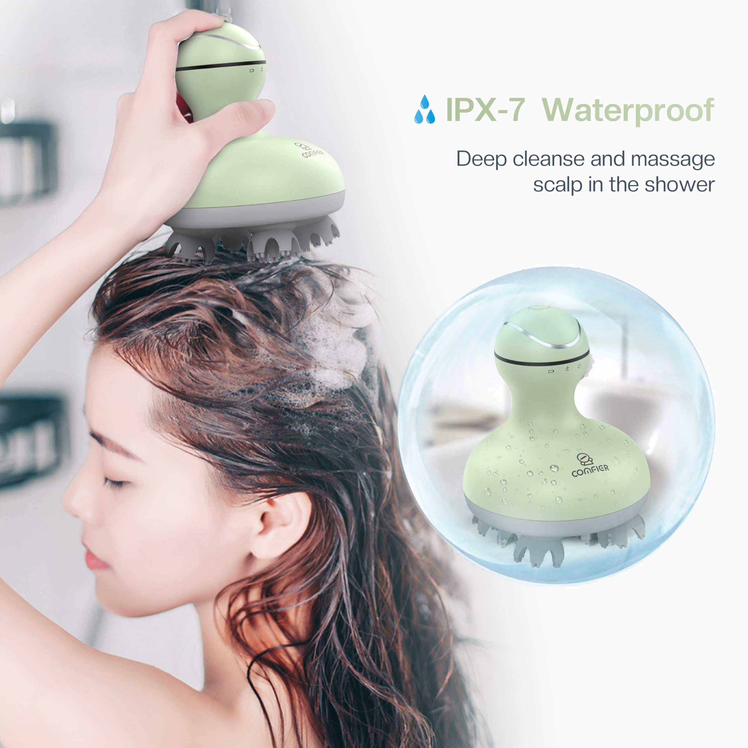 COMFIER massager ergonomic grip ensures comfortable sessions