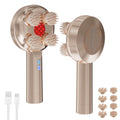 COMFIER Handheld Scalp Massager – Cordless, 3 Modes, 8 Silicone Claws, IPX7 Waterproof, Gold