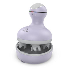 COMFIER scalp massager packaging display shows ready-to-gift setup.