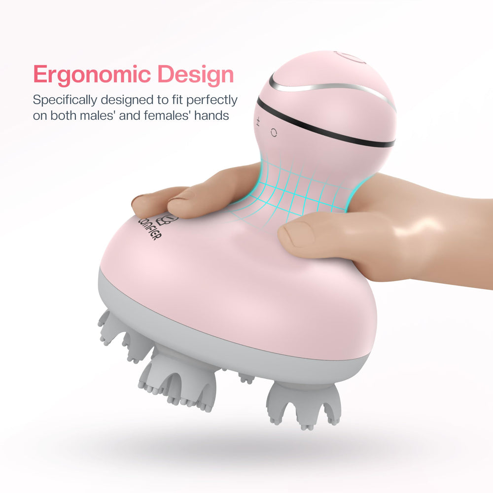 COMFIER compact massager fits in a bag for travel and on-the-go relief.
