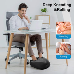 COMFIER Shiatsu Feet Massager side view showing compact home office design