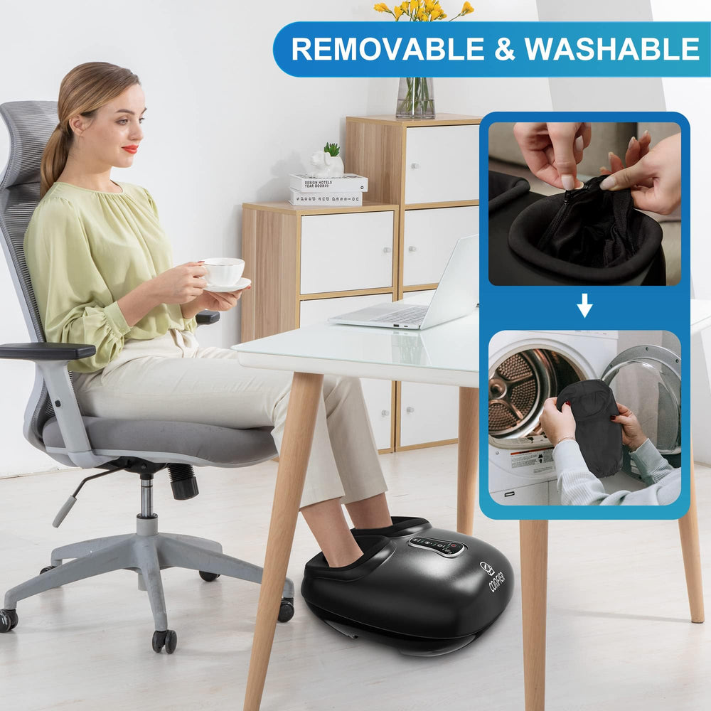 The COMFIER massager fits feet up to size 13, broadening gifting options.