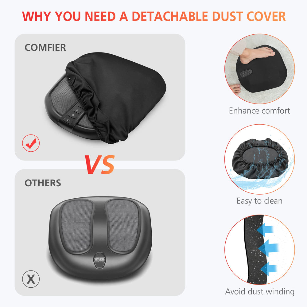 COMFIER Foot Massager nodes close-up showing flexible kneading action