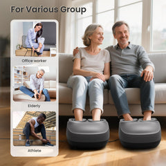COMFIER foot massager pause function preserves remaining time for uninterrupted relaxation.