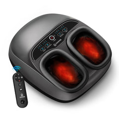 COMFIER foot massager with remote control for convenient, back-friendly operation.