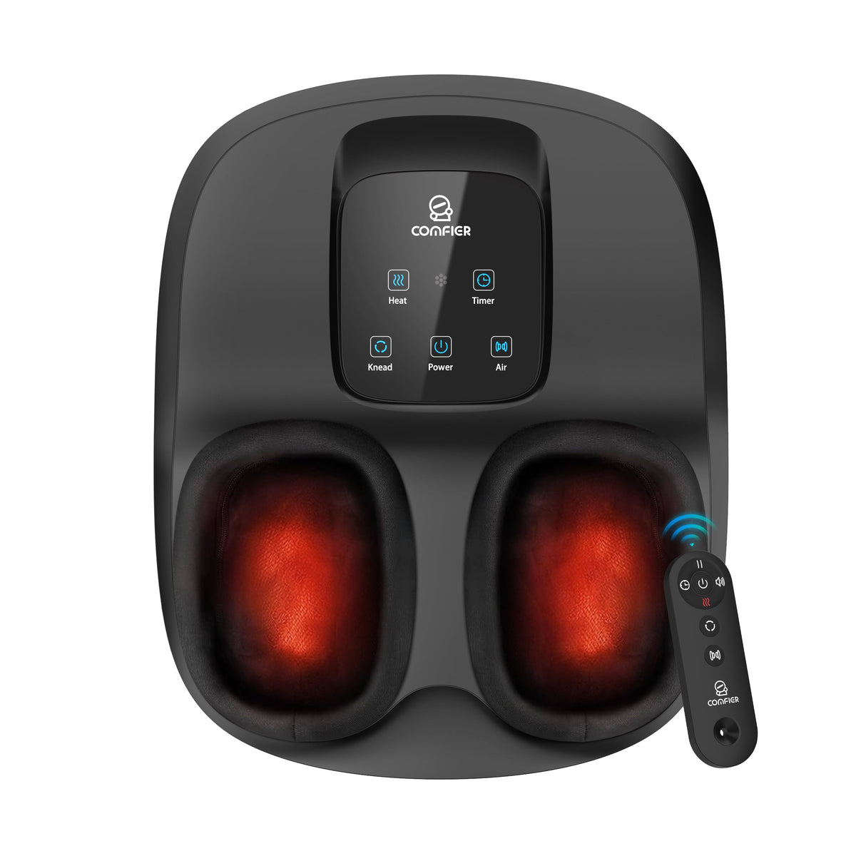 COMFIER Shiatsu Foot Massager remote for easy control and relaxation at home
