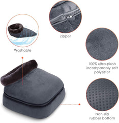 Top cover unzips to reveal back massage option with COMFIER.