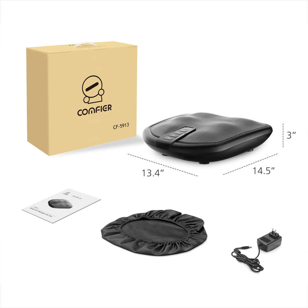 COMFIER washable cover demonstrating easy cleaning after sessions