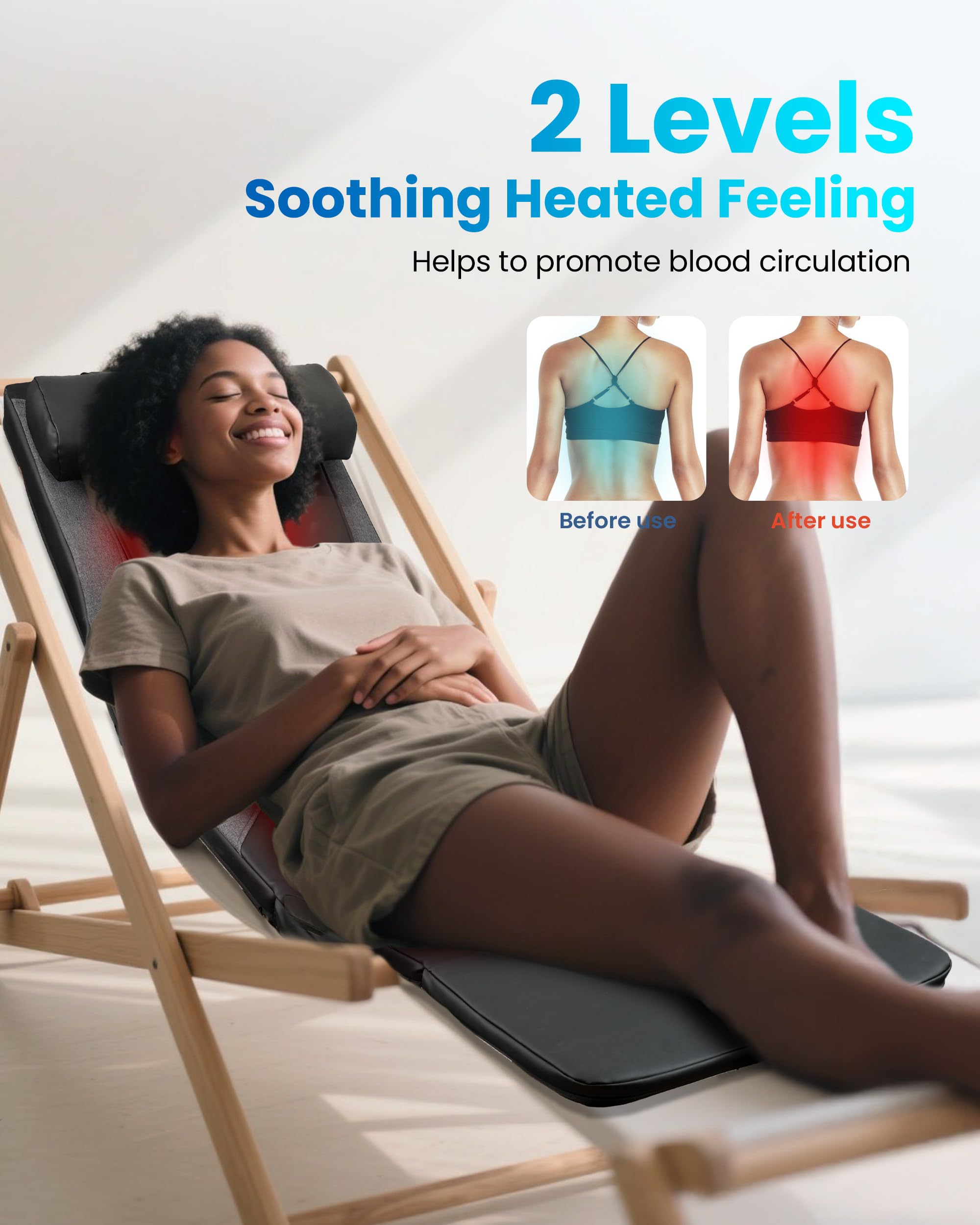 COMFIER massage mat with PU cover provides comfortable, long‑lasting support.
