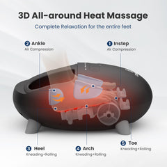 COMFIER Shiatsu rollers provide deep kneading that eases foot tension