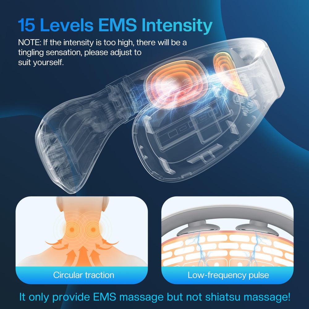 COMFIER ST-304 massage-programs highlight two programs for targeted neck relief