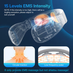 COMFIER ST-304 massage-programs highlight two programs for targeted neck relief
