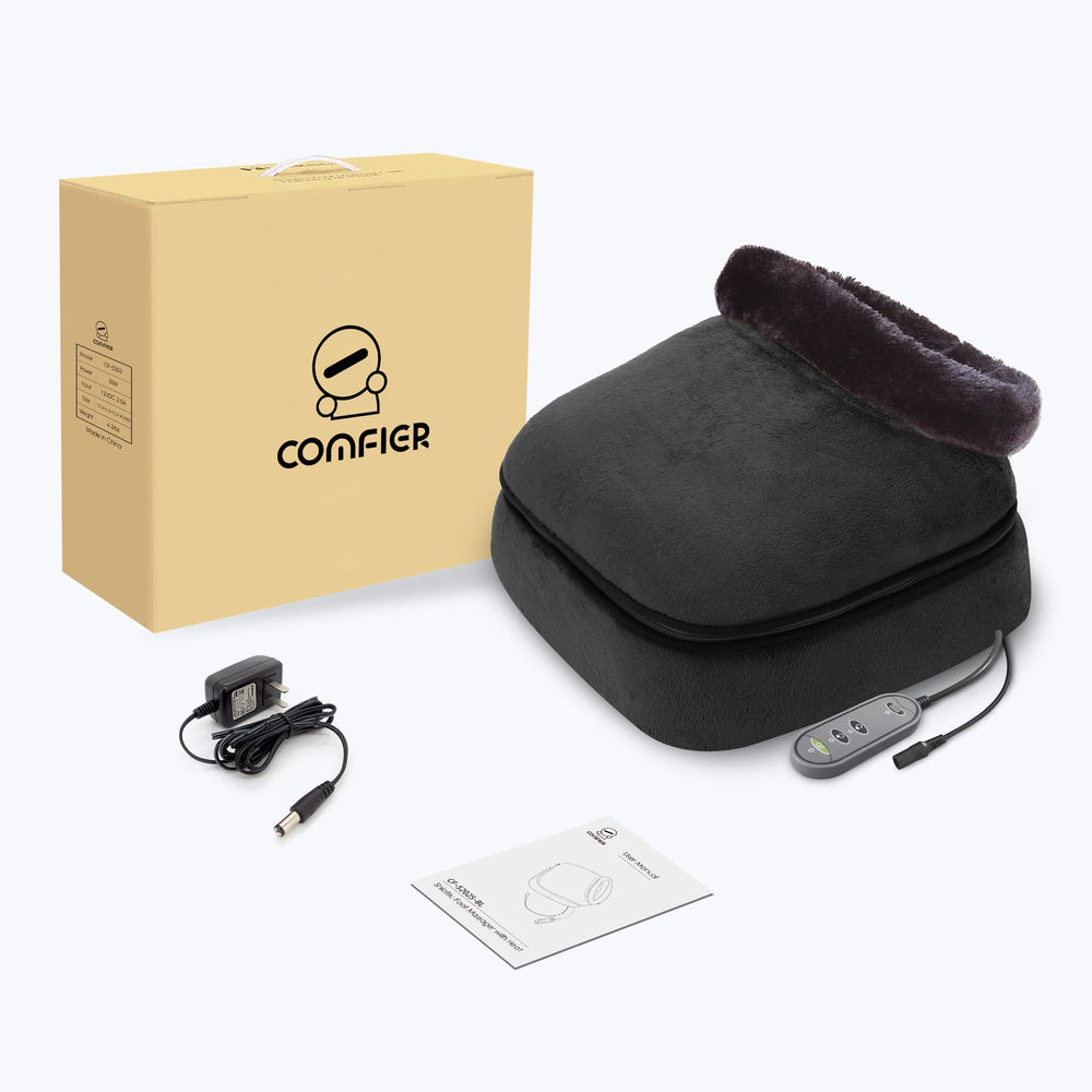 COMFIER ultra-soft plush cover gives skin-friendly comfort.