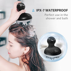 COMFIER waterproof head massager designed for shower use for convenient in water relaxation
