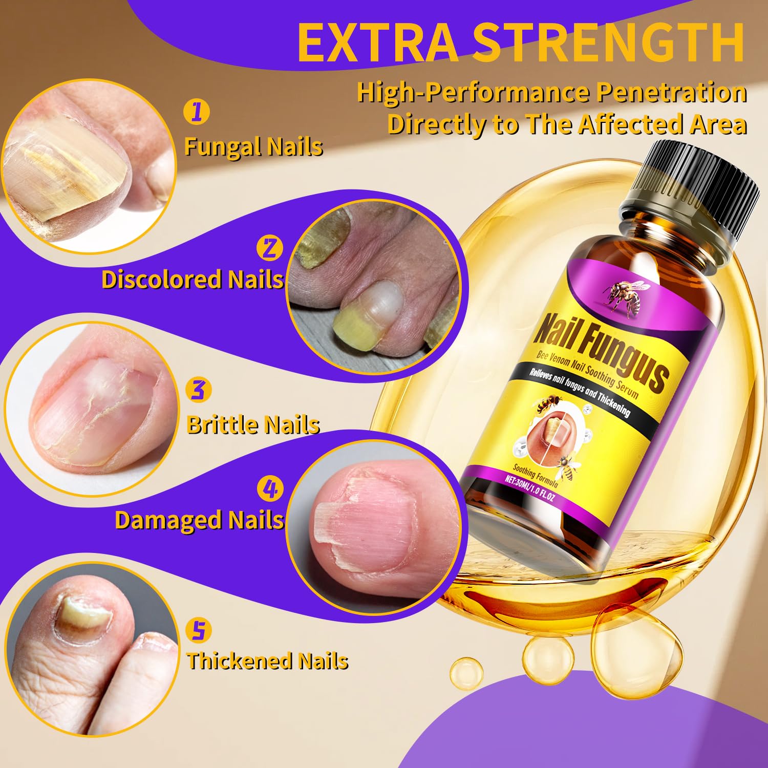 Comfort brush applicator demonstrates precise nail application